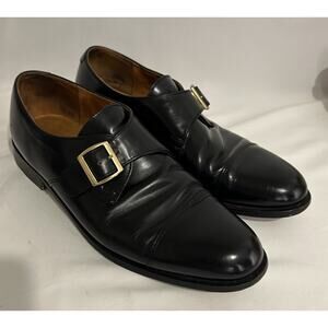 Cole Haan Mens Size 10 D Black Leather Loafers Shoes Dad Preppy